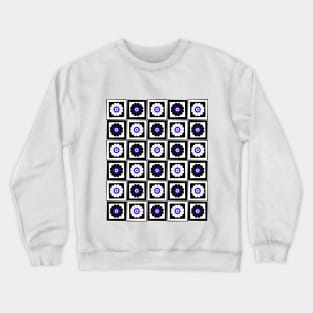 Mod Flower BW Crewneck Sweatshirt